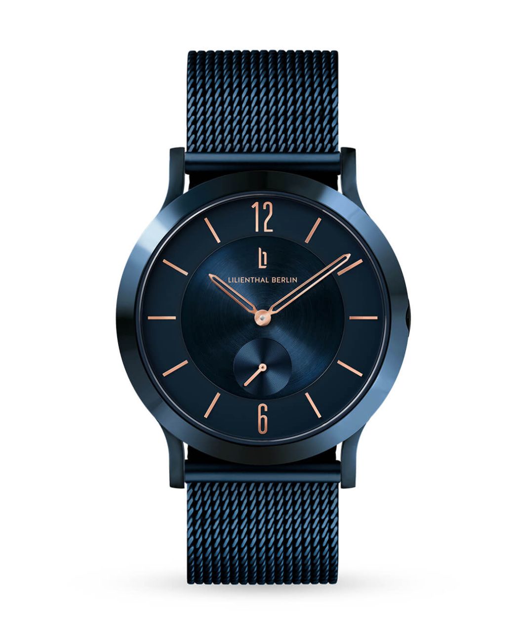The Classic Blue Rose Gold - mesh blue | Lilienthal Berlin