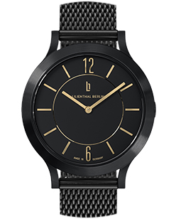 Rosalux Black Gold - Mesh black | All Watches | Watches | Lilienthal Berlin  - Award-winning Designs