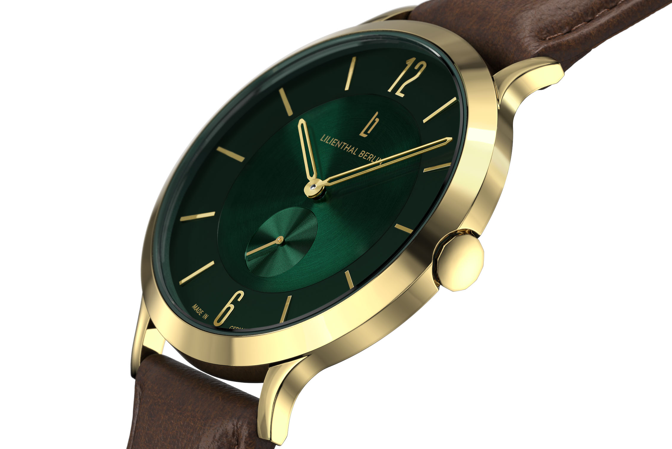 The Classic Gold Green - leather dark brown | Lilienthal Berlin - Award ...
