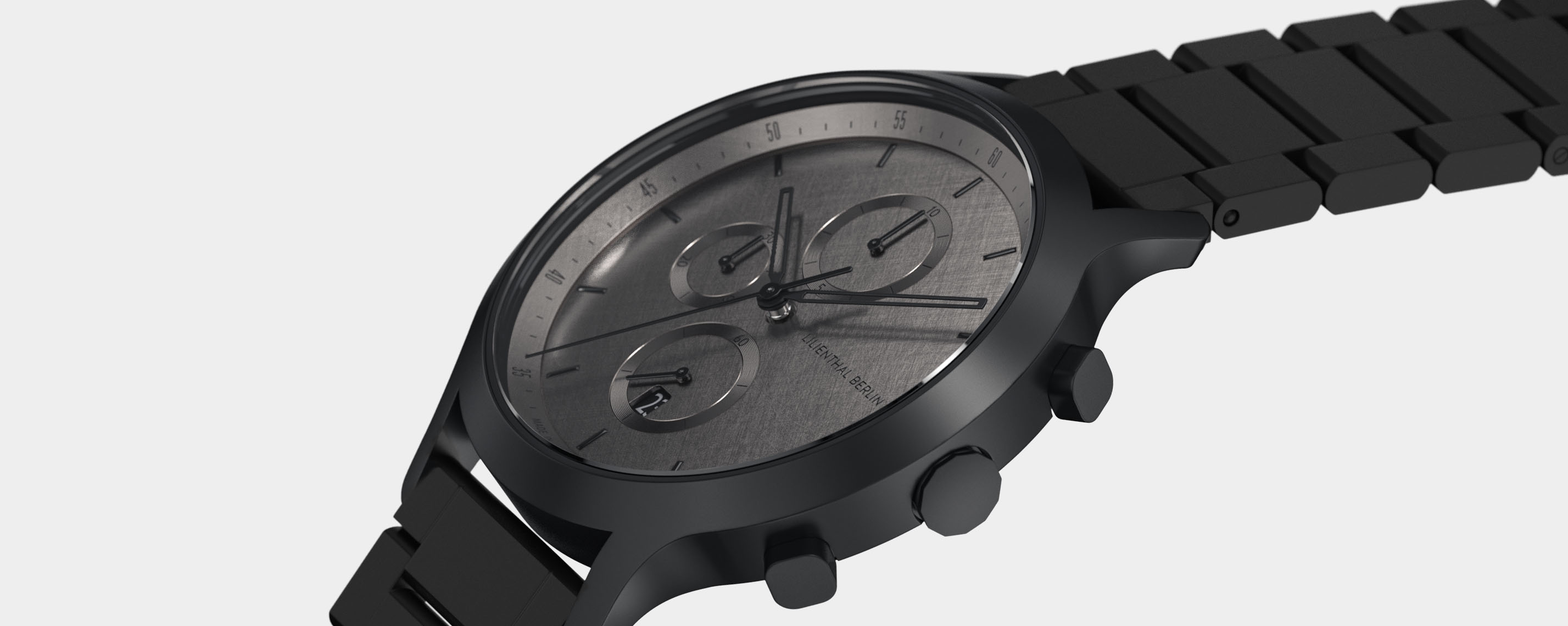 Chronograph Shadow - stainless steel black, All Watches, Watches