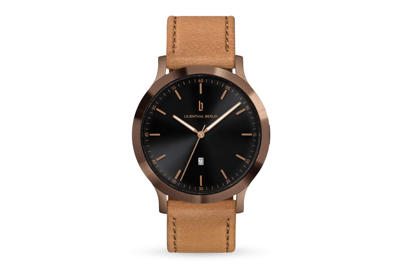 Huxley Bronze Black - leather light brown | Lilienthal Huxley Bronze Black - leather light brown | Lilienthal