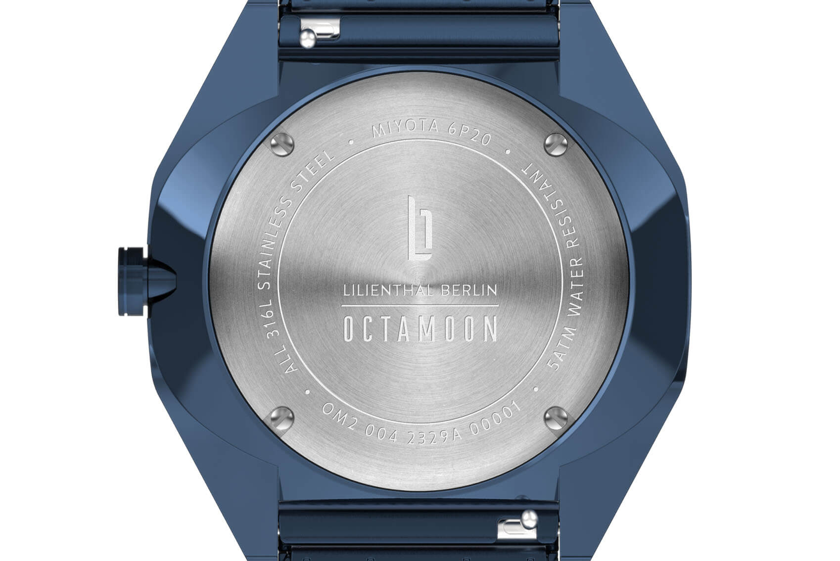 Octamoon Day Date Blue Orange - Mesh blue | All Watches | Watches 