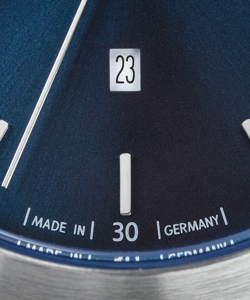Berlin Award-winning Designs Lilienthal | leather Huxley dark Silver - Blue - brown